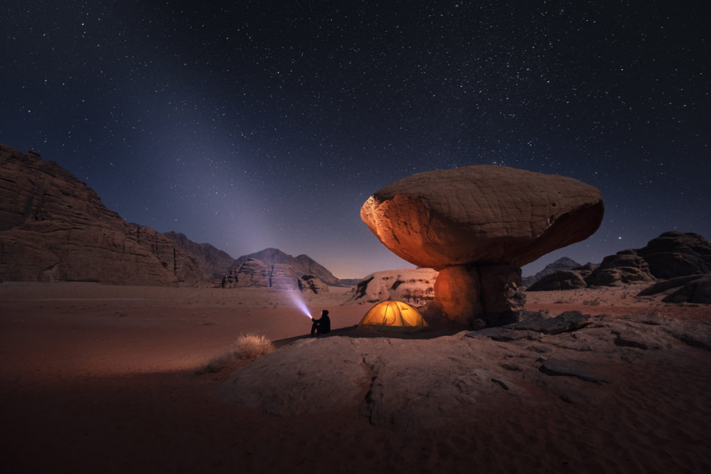 Wadi Rum pustynia Jordania desert jordan mushroom rock